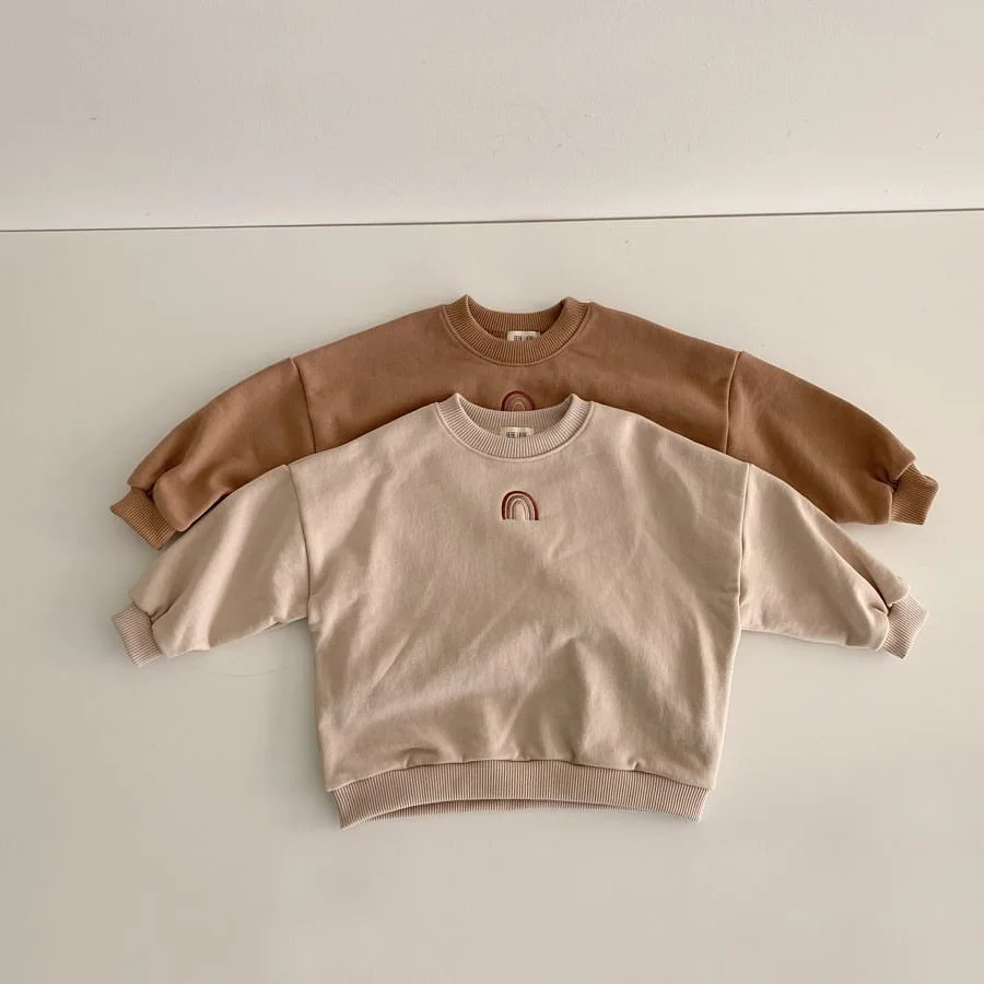 Xiximi Baby Embroidered Bear Casual Sweatsuit Children Clothes 2022 Spring Korean Style Sports Two-piece Baby Clothing Sets