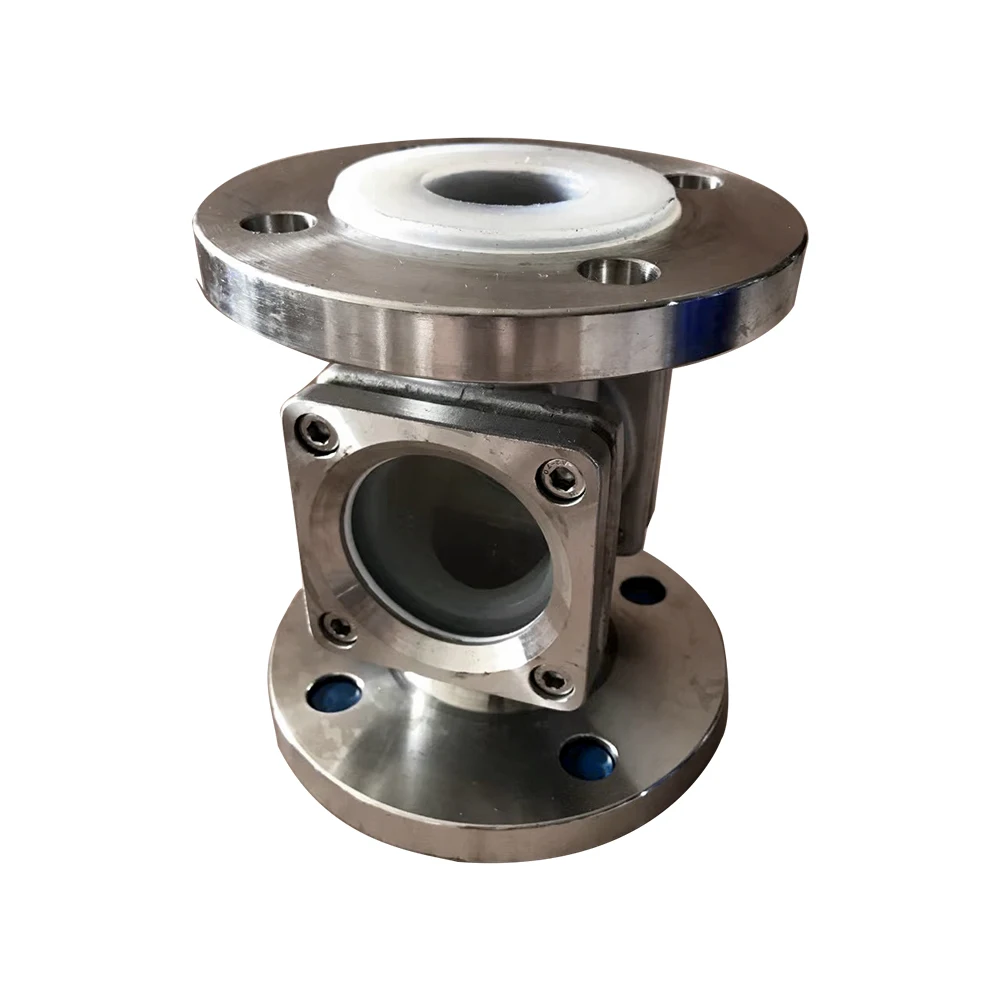 ASTM A216 Gr. Wcb Upto Sight Glass Valve  Double Window Sight Glass flow indicator