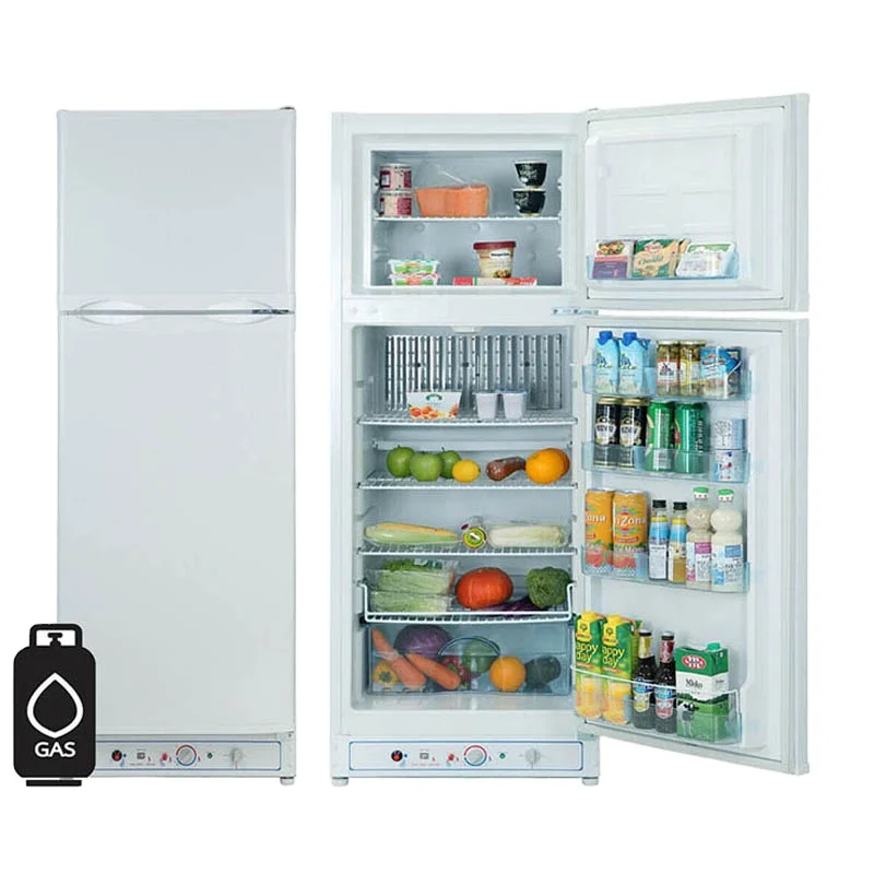 2 Doors LPG Gas Propane 9.4 Cu.ft 280L Absorption Sale of Gas Refrigerators