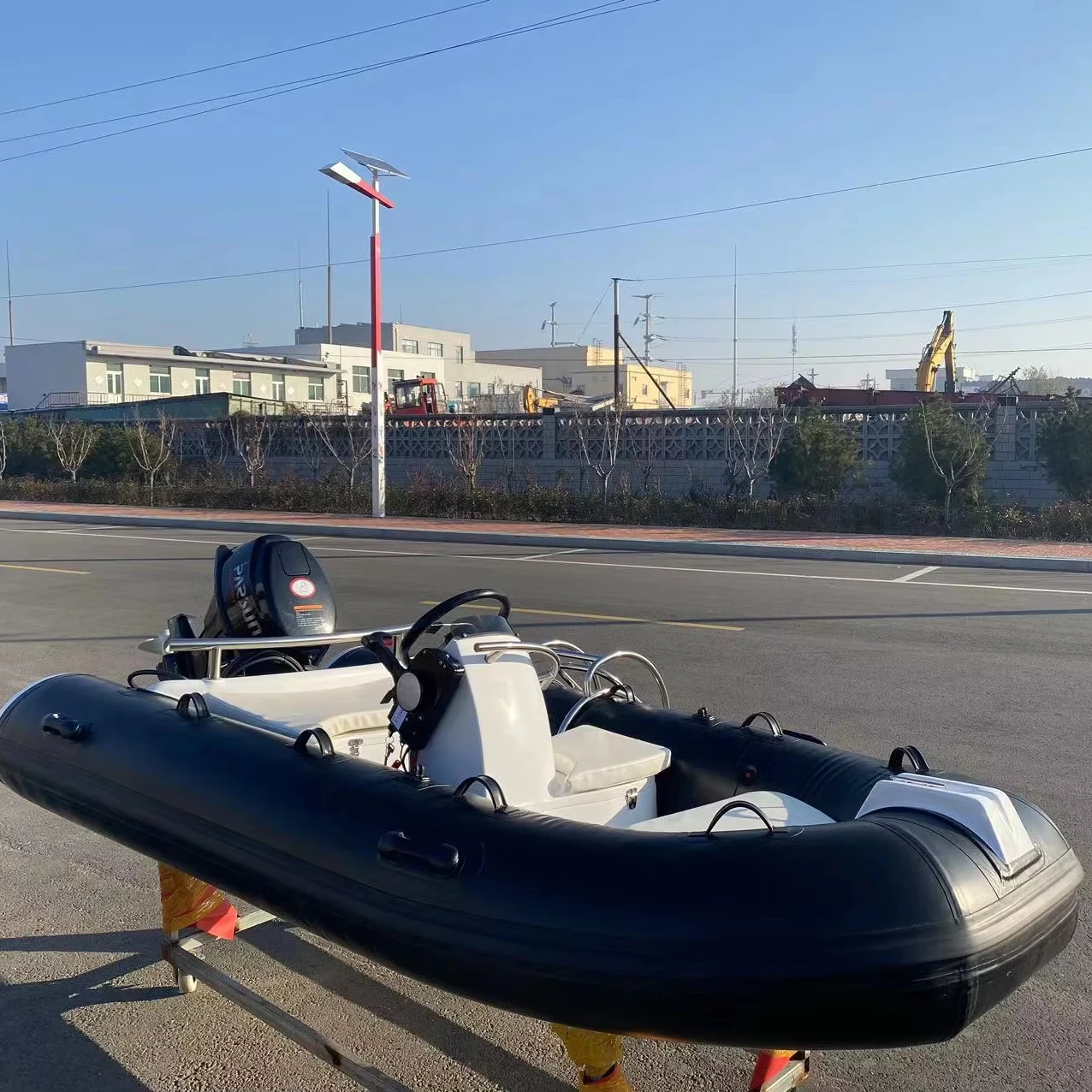 10 foot fiberglass boat dinghy 3 person fishing boat rib 330