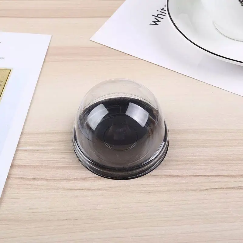 Golden Semi-circular Plastic Packaging Box, Moon Cake Tray Packaging Box, Baking Packaging Box