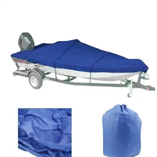 Прямая поставка от производителя 600D Водонепроницаемая Крышка для яхты 20-22ft синяя v-образная Крышка для лодки