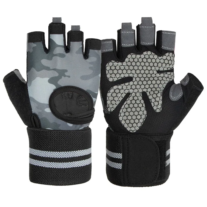 wholesale custom logo fashion fitness workout gym exercise anti-slip weight lifting gloves for men and women