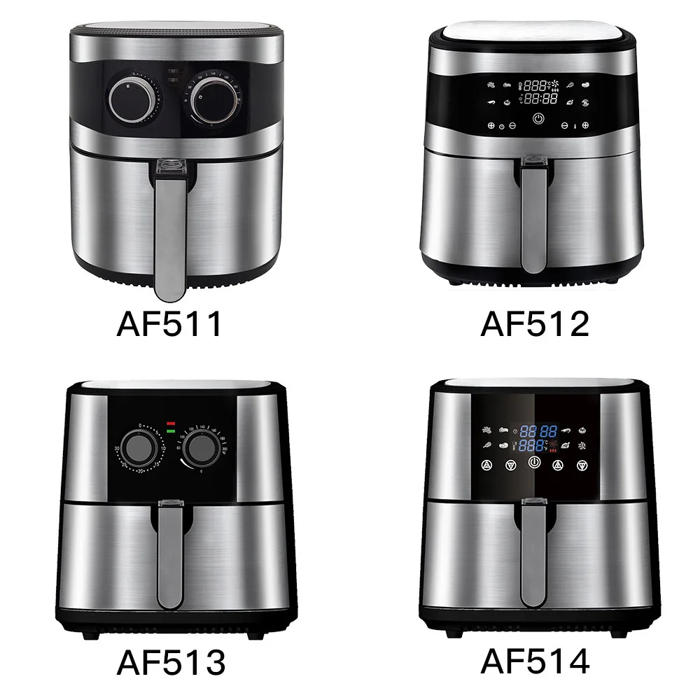 New design Lcd Air Fryers Electric Air Fryer 8L Stainless Steel Smart French Fries Air Fryers from China