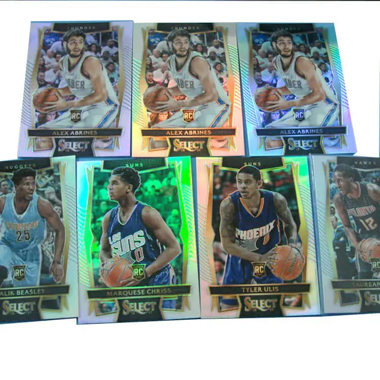 Custom trading card printing basketball cards with foil bag packaging