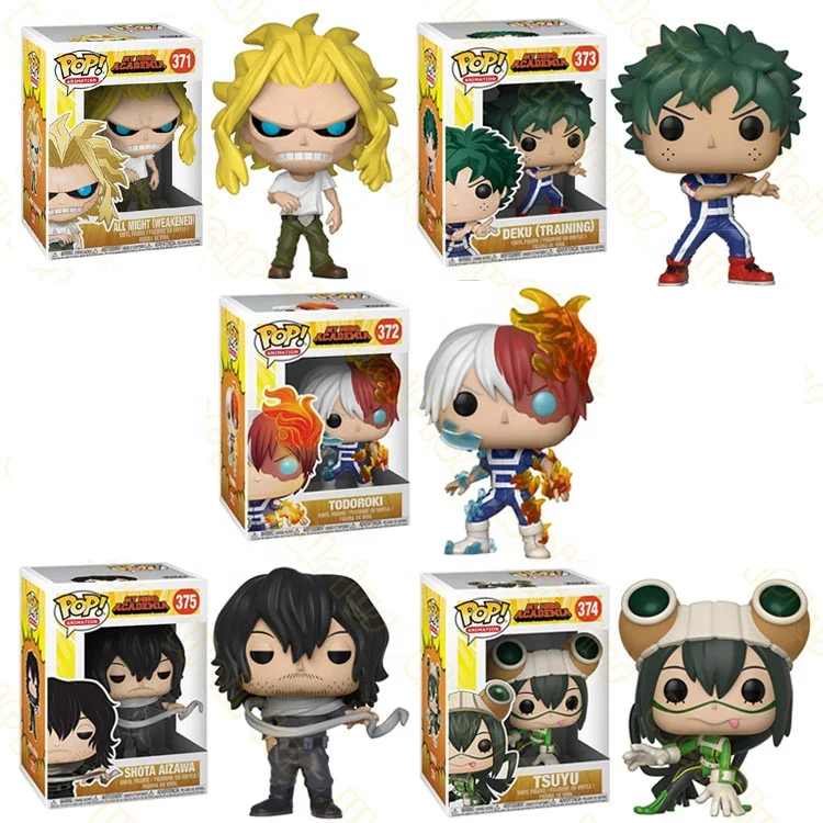  Funk Pop аниме мой герой Академия персонаж DEKU TSUYU SHOTA AIZAWA все может милые виниловые фигурки коллекционные модели