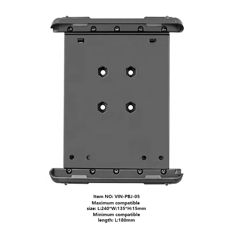 Universal car Tablet Clamp Holder for navigator display compatible with Ram tablet