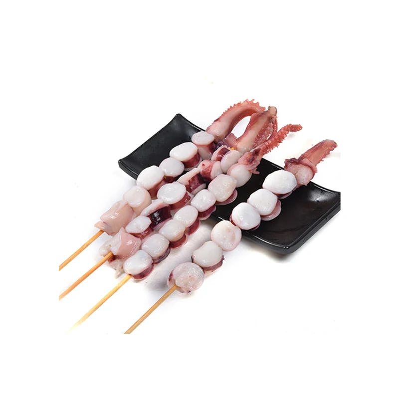 Производители обеспечивают питание и здоровый замороженный кальмар шампуры натуральные морепродукты кальмары