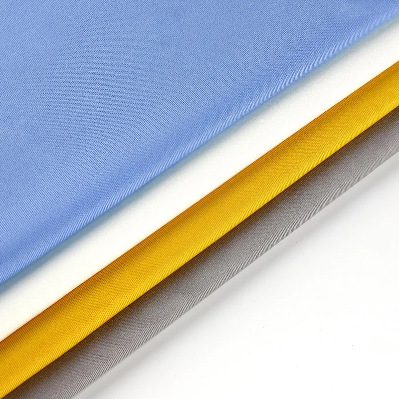 Полиэстер имитация хлопка спандекс спортивная ткань 180 г анти-пилинг с коротким рукавом от производителя напрямую поставляемая ткань