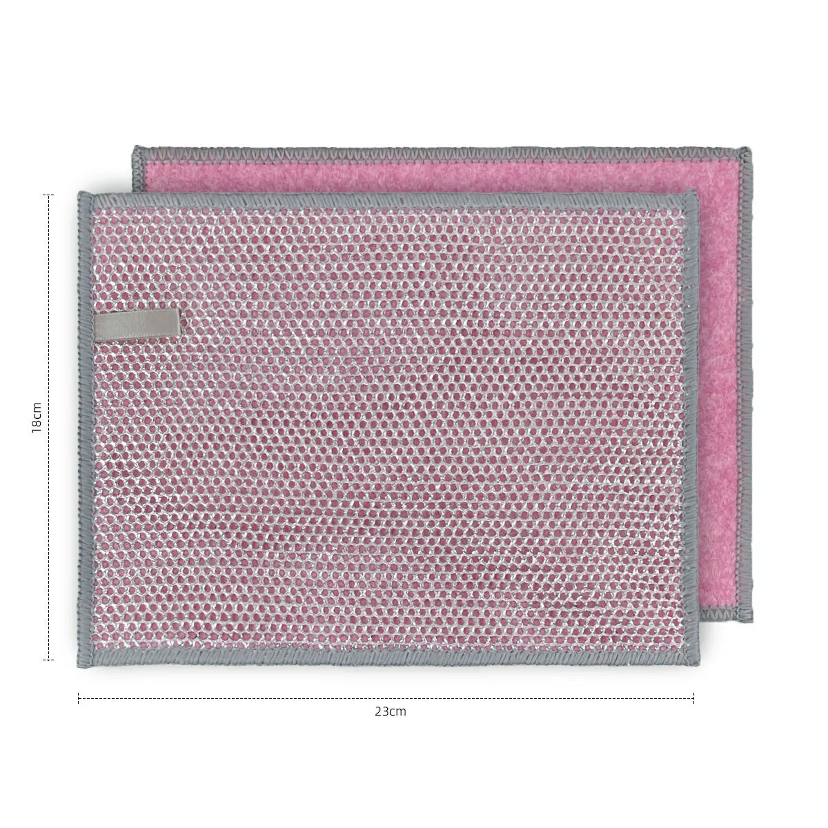 DS3727 Multipurpose Metal Steel Wire Dish Towel Dishwashing Rags Non Scratch Wire Dish Cloth Double-Layer Steel Wire Dishcloth