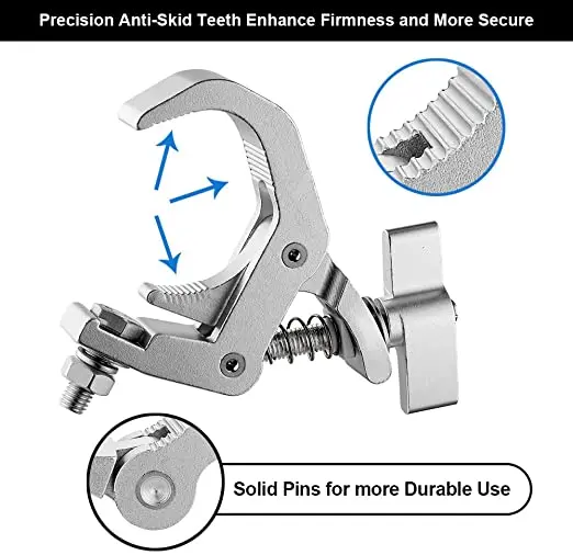 Aluminum Stage Truss lighting Clamp Hook coupler Truss Display Truss System Accessories sample holder