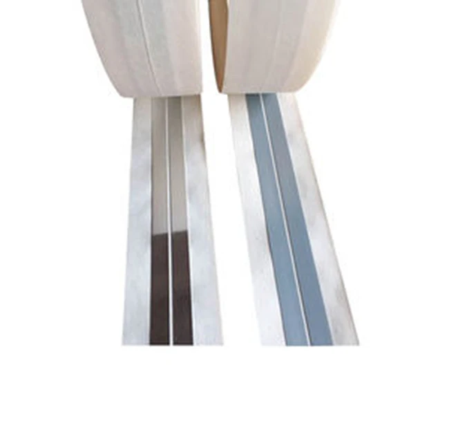 NQFIBER Metal Angle Tape Stripe Flexible Soft Tape Steel Polyester Waterproof Sticker Rubber Double Sided Masking Tape