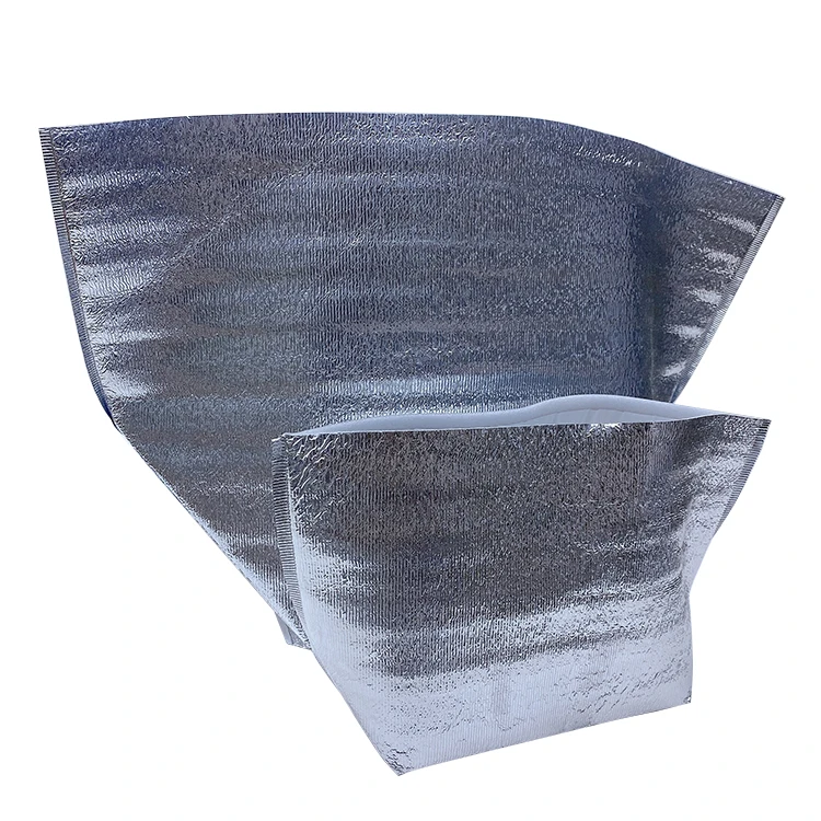 Custom Cold Food Storage Insulated Box Liners Heat Seal Food Take-out Thermal Shipping Packaging Bags