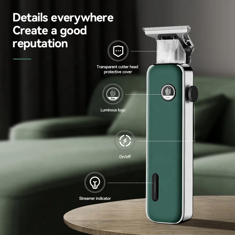 Новый дизайн перезаряжаемая машинка для стрижки шерсти у Tondeuse Kemei Km-5098 Usb мини профессиональная бороды и усов; И волос мужчин