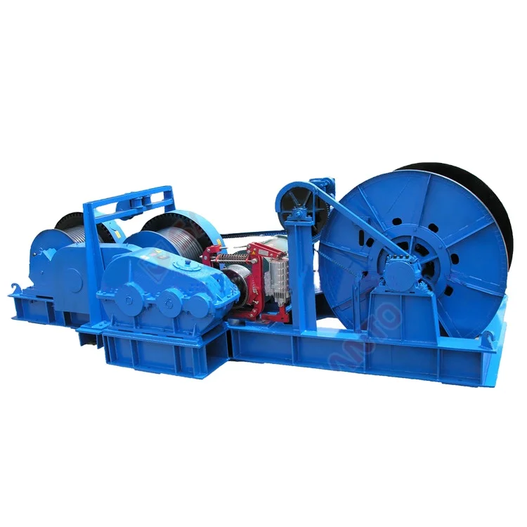 Friction Traction Winch With Large Rope Capacity