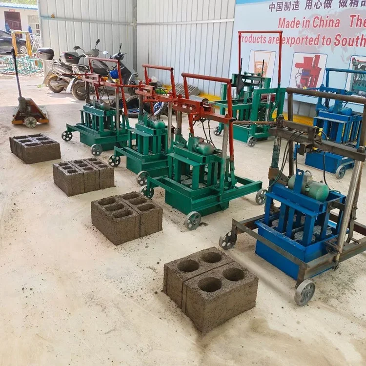 Factory direct sale concrete cement brick making machine manual hollow brick making machinery L2-45