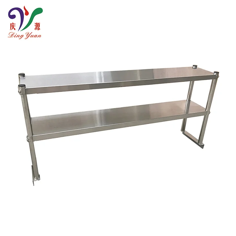 Industrial Heavy Duty Work Bench Solid Metal Working Tables Top Shelves Kitchen Work Table