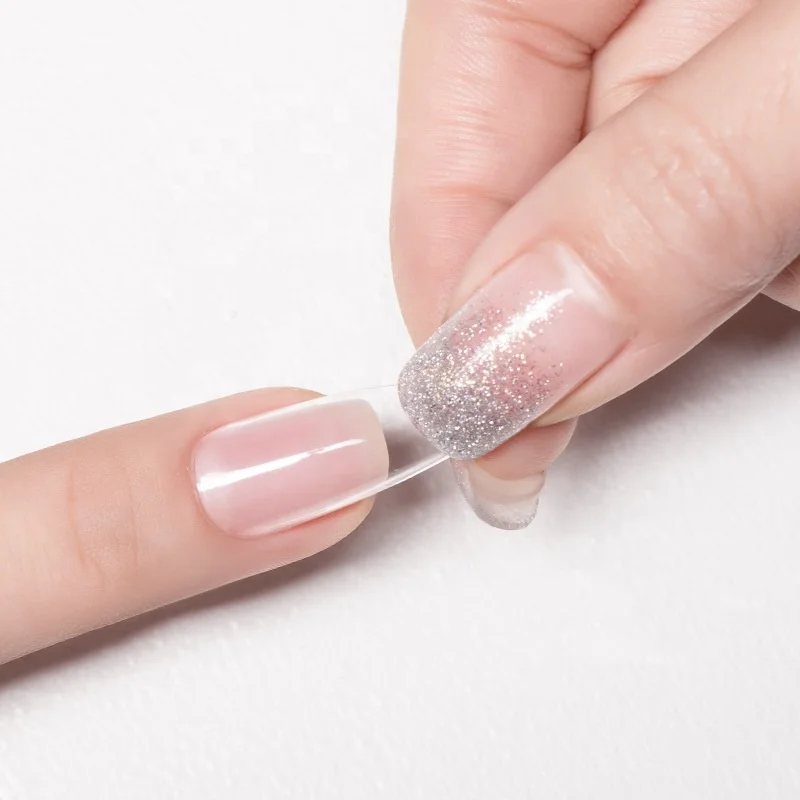 Nail Tip Glue Gel Customized Logo Acrylic 10g Mini Press on Nail Gel Glue with Brush Private Label 10g Quick Drying Nail Glue