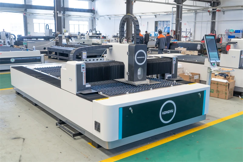 JINAN HONGNIU 6020F FIBER LASER CUTTING MACHINE