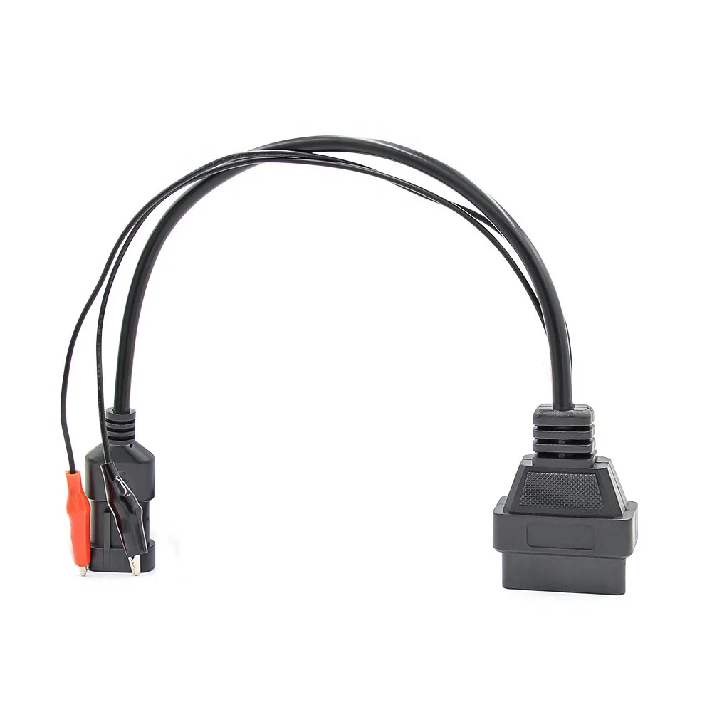 Hot sale obd1 to OBDII 3pin old car connective cable for Fiat For Alfa For Lancia to 16 pin connector diagnosis