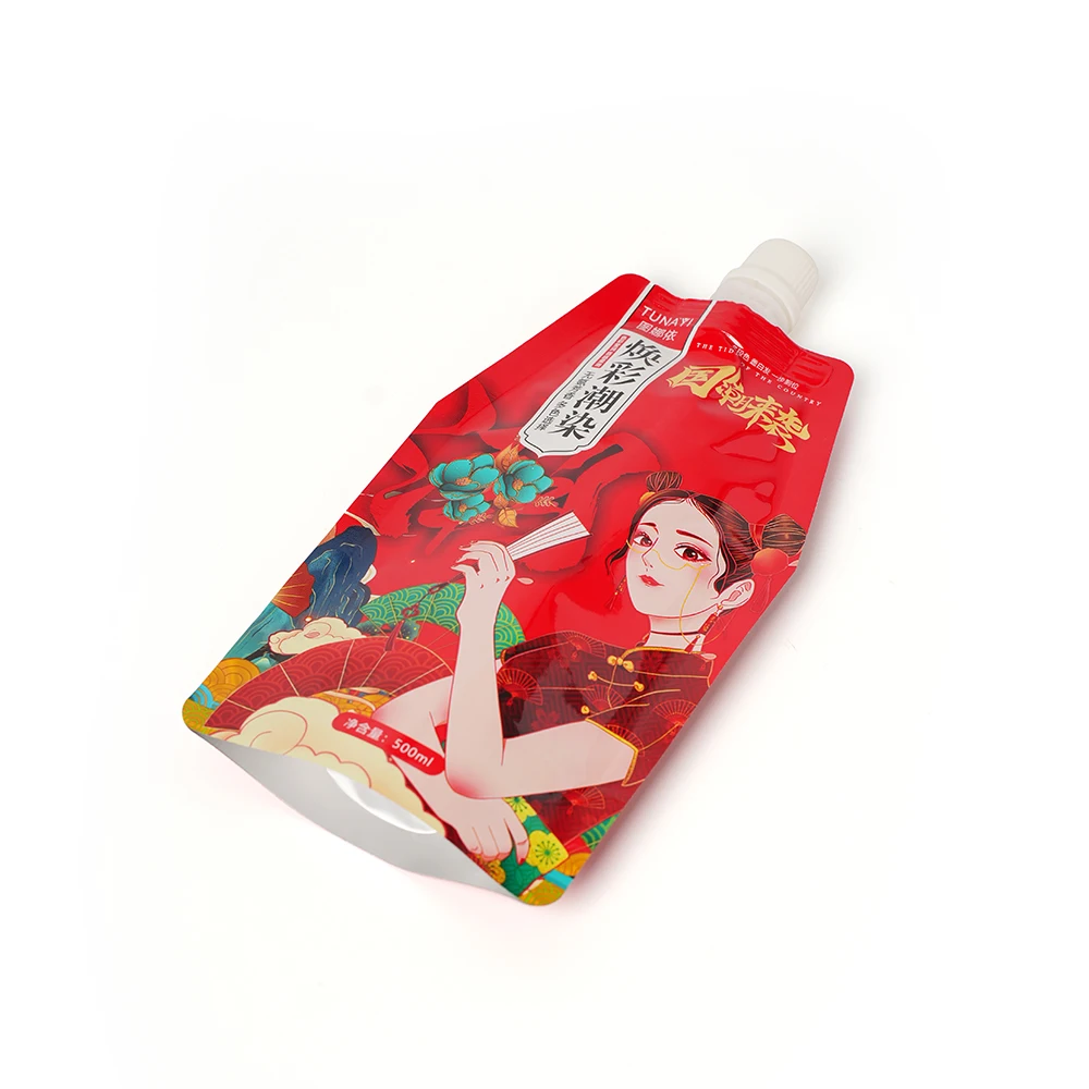 Explosive New Products Personalized Stand Up Pouch Bags Custom Printed Plastic Mylar Bags With Spout On Sale