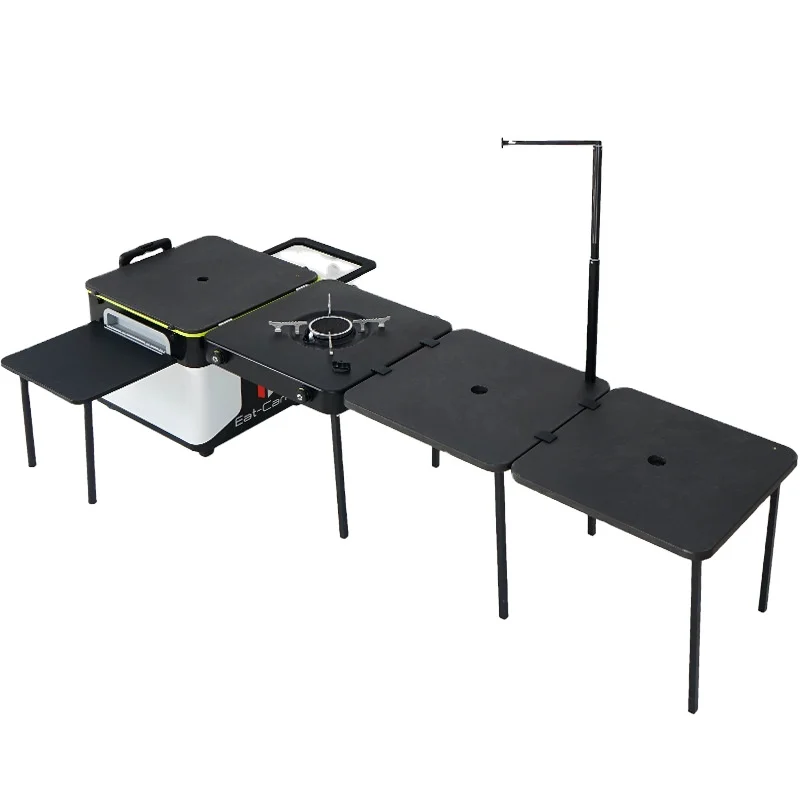 Factory Directly Supply outdoor camping mobile kitchen portable folding table cooktop stove