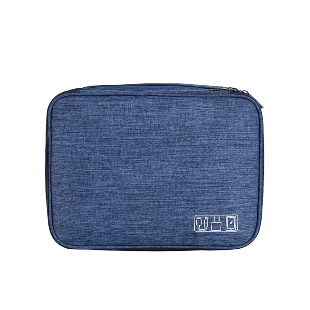 Headphone digital bag three-laye cosmetics storage bag wholesale anti-collision charging treasure data Wire storage box