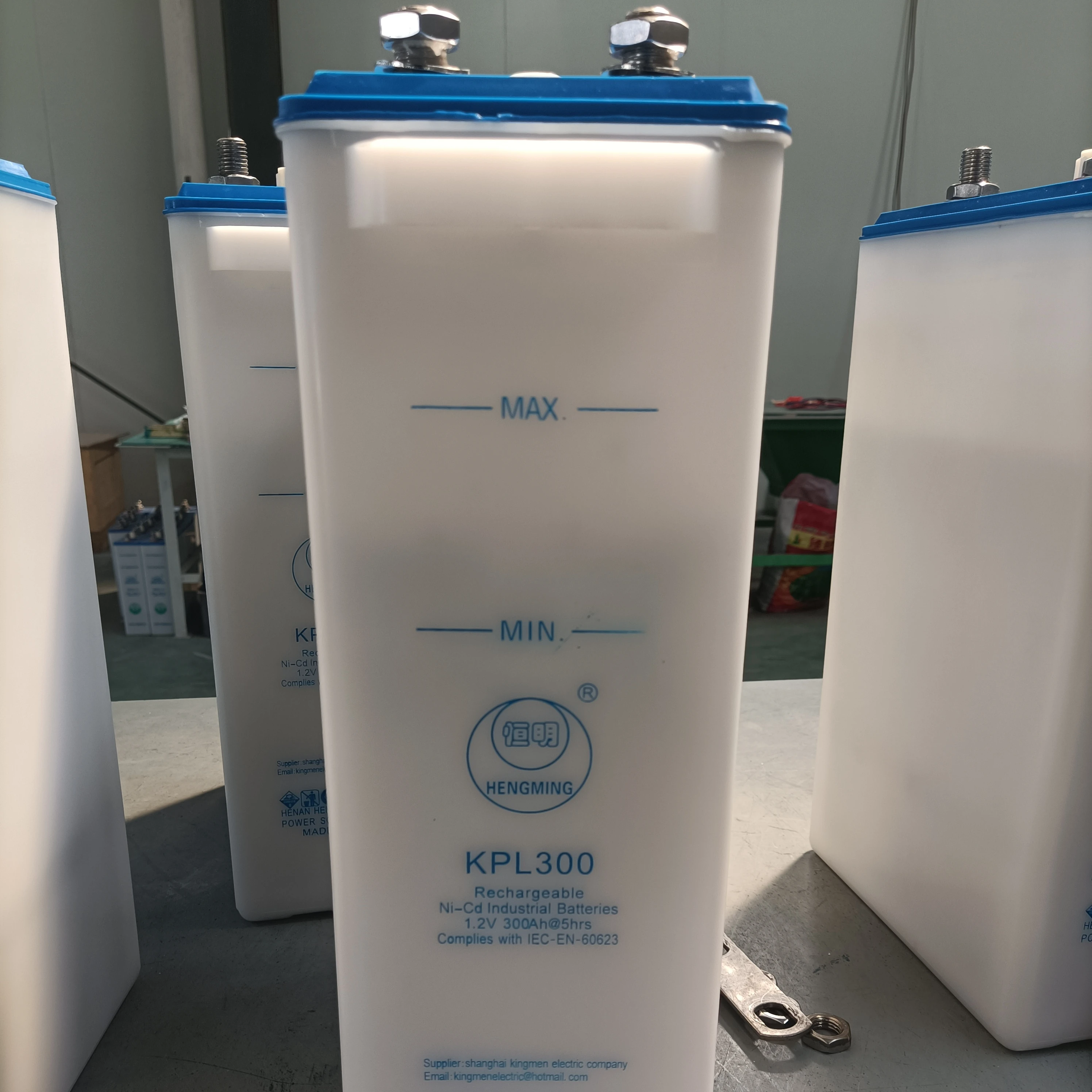 Rechargeable 1.2v  Ni-Cd batteries  Industry Rechargeable deep cycle pocket Type low rate nickel cadmium battery KPL300Ah