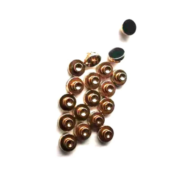 Double step tungsten contact electrical contact