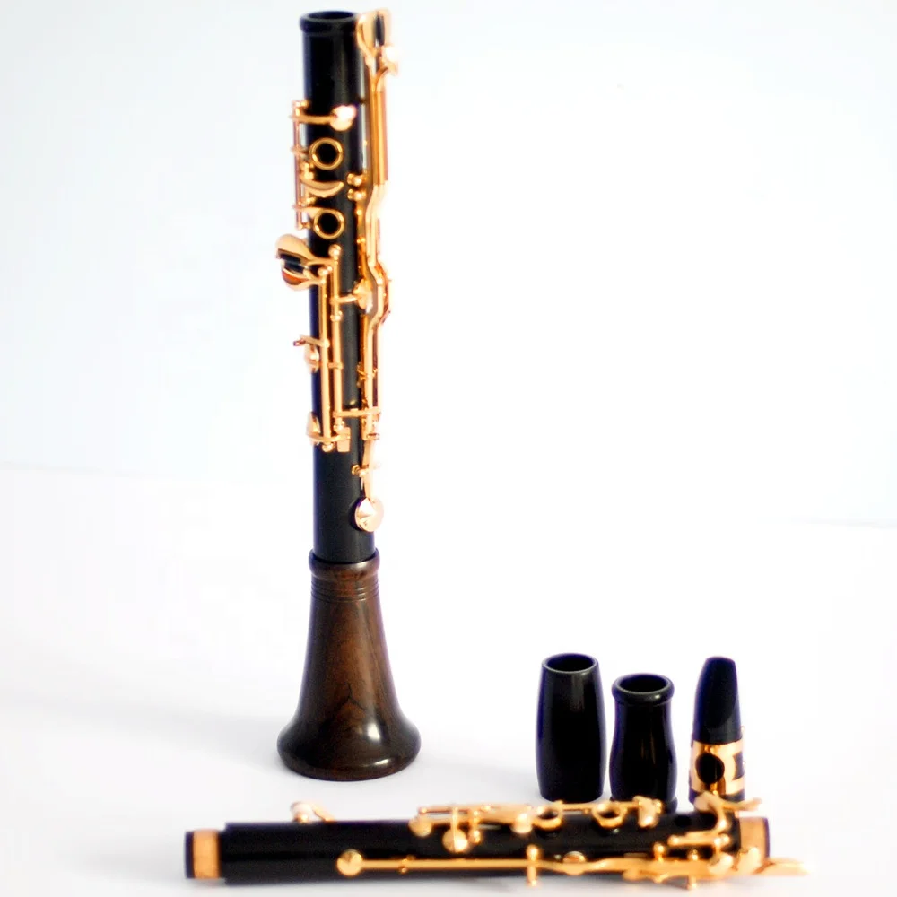 ebony clarinet G tone gold   plated key used by beginners(OEM) (62386186272)