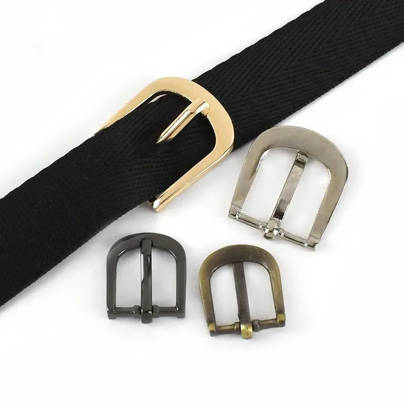 MeeTee BF498 16mm Square Die Casting Zinc Alloy Pin Buckle Garments Luggage Hardware Accessories Shoe Belt Hanging