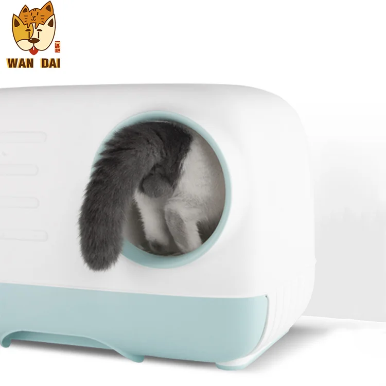 
Retro modeling design front entry cat litter box large capacity cat litter box with Ozone deodorization function 