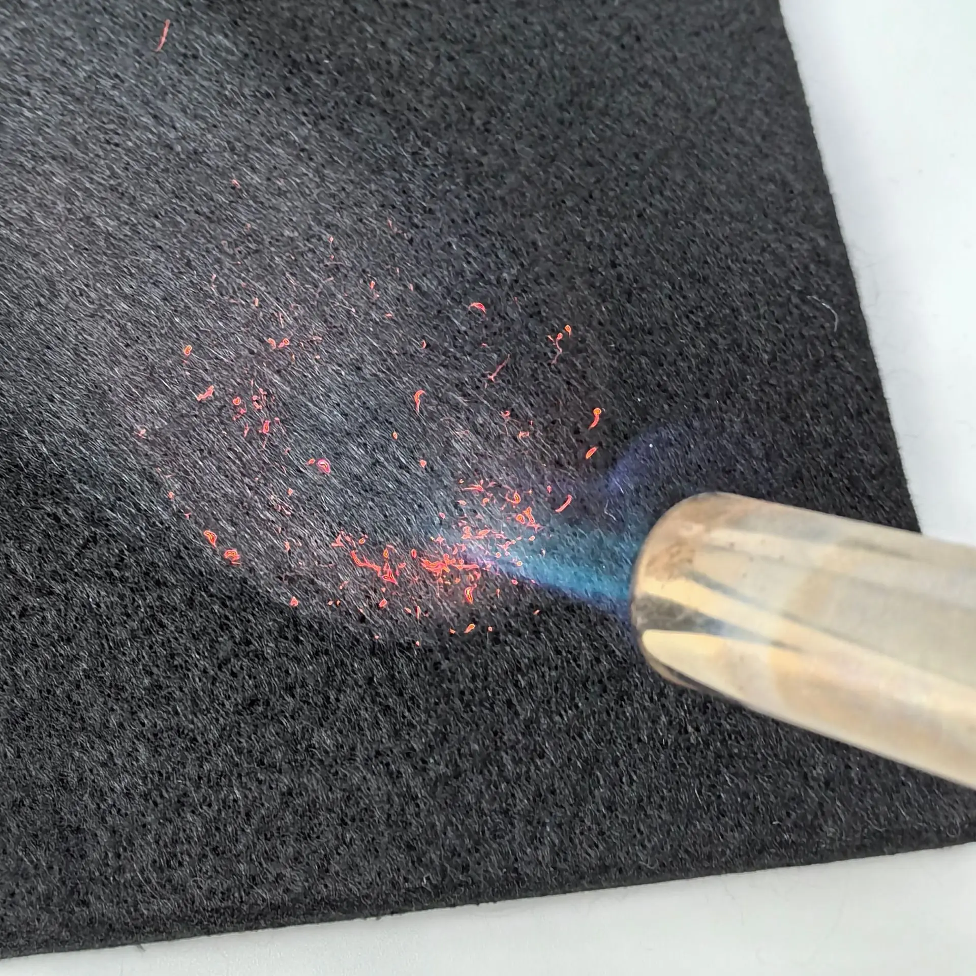 Customizable Width Carbon Fiber Cloth Gas Diffusion Layer and Electrode for Fuel Cell