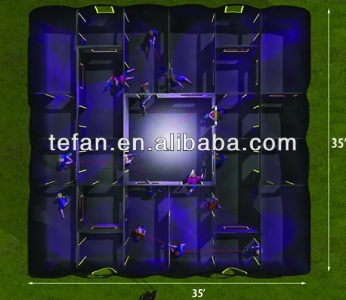 Inflatable IPS Laser Tag Battle Equipment For Adult Battle Field Maze Inflatable Laser Tag Arena