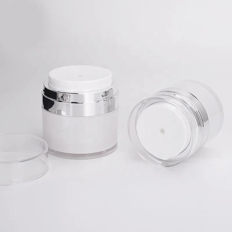 2024 New plastic cosmetic jars white plastic jar luxury sweet plastic cosmetic jar frosted