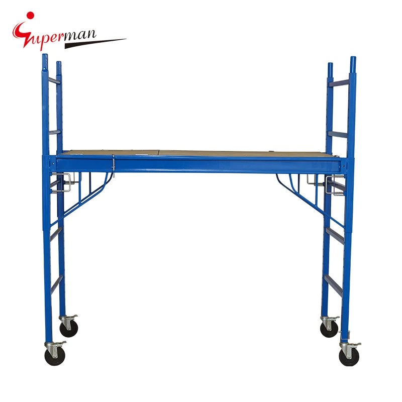 Low MOQ Movable Portable Multi Function Mobile Baker Scaffold H Frame Scaffolding