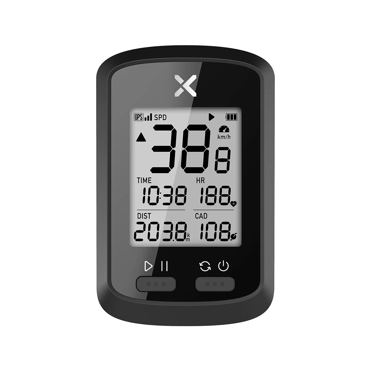 XOSS G+ GPS Bike Computer Black Wireless Cycling Speedometer Road Bike Waterproof BLE 5.0 ANT+ Cadence Speed Bicycle Computer