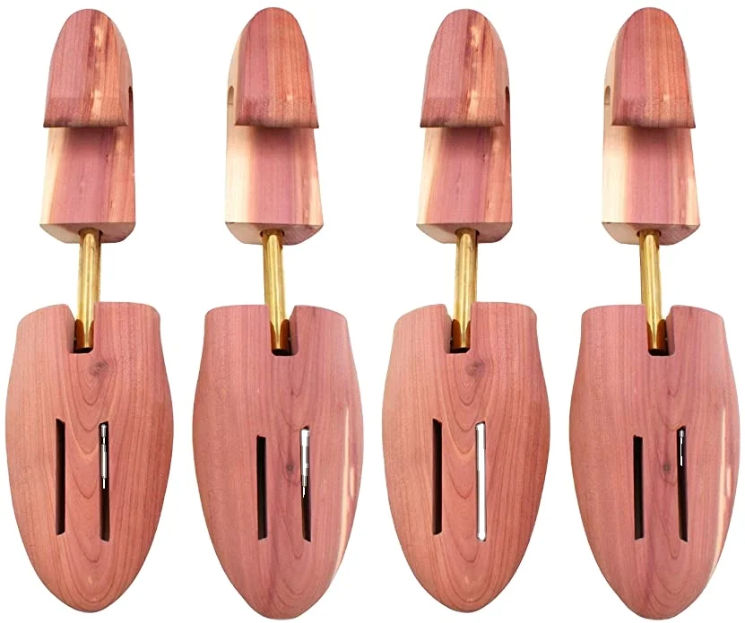 wholesale adjustable cedar shoe tree custom logos