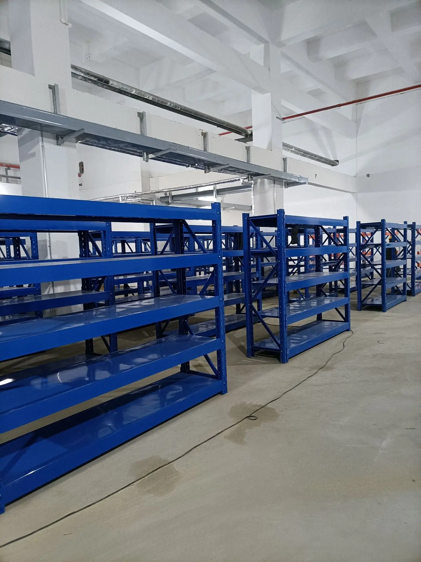 200 кг/слой, стеллажная система для хранения на складе, сверхпрочная стальная металлическая полка без болта для завода