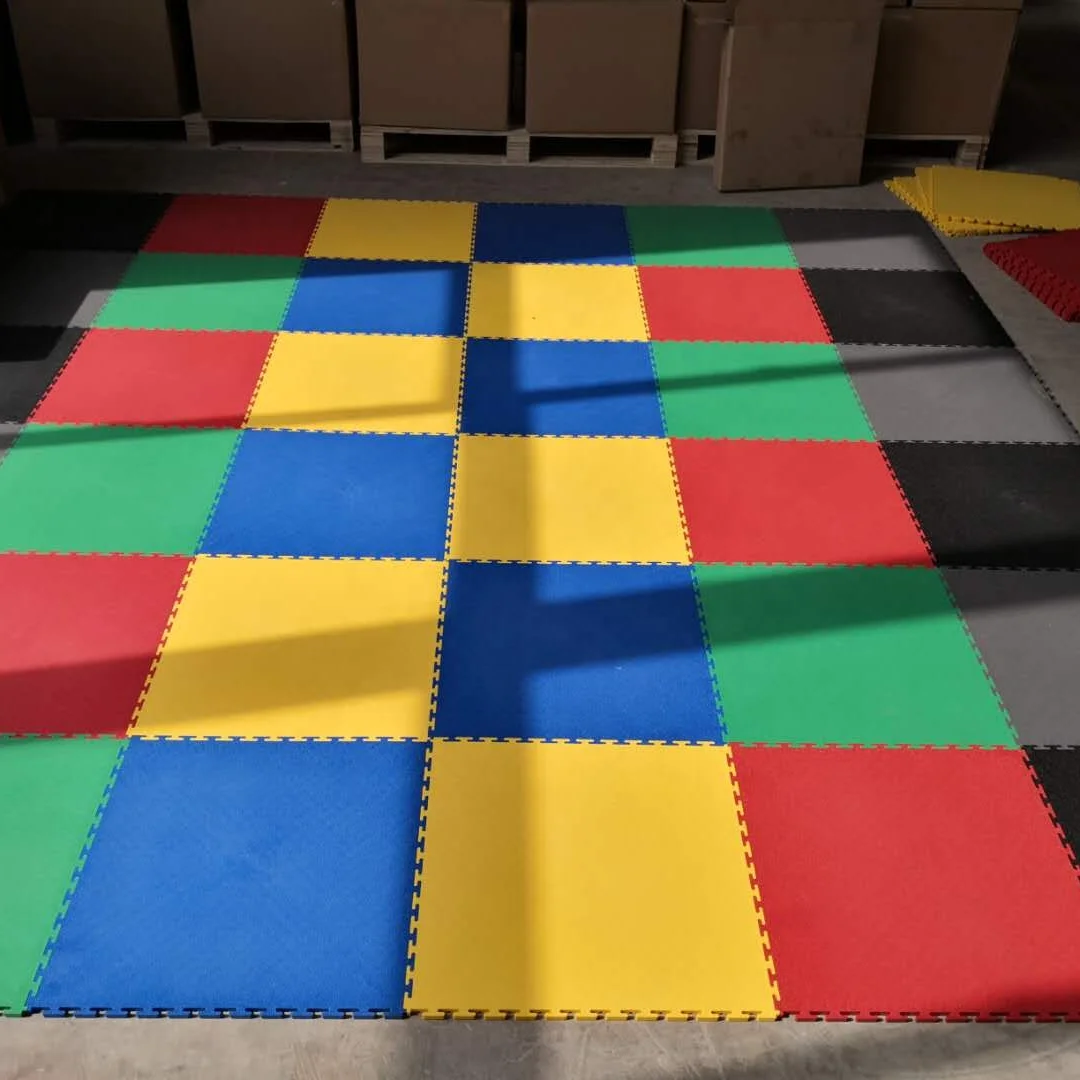 industrial heavy duty vinyl plastic flooring interlocking pvc garage floor tiles