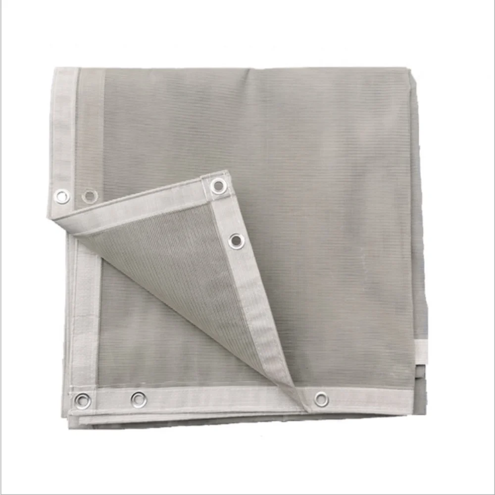 Wholesale 16X15mesh Heat Resistant Construction Safety Net PVC Fireproof Mesh Sheet