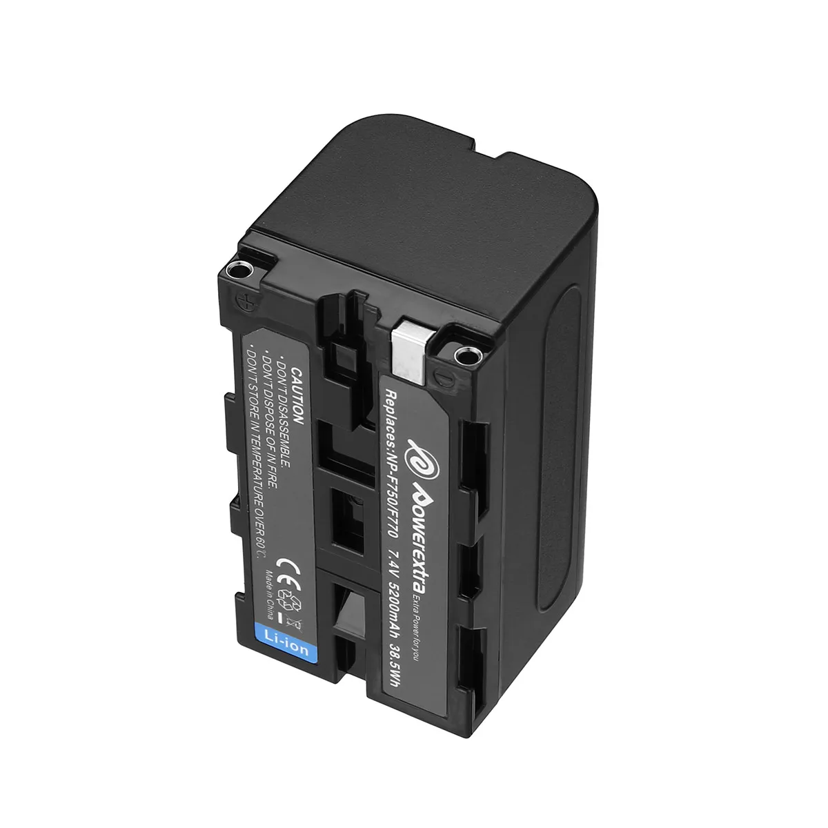 Powerextra Replacement NP-F750 Rechargeable Digital Battery For Sony NP-F730 NP-F760 NP-F770