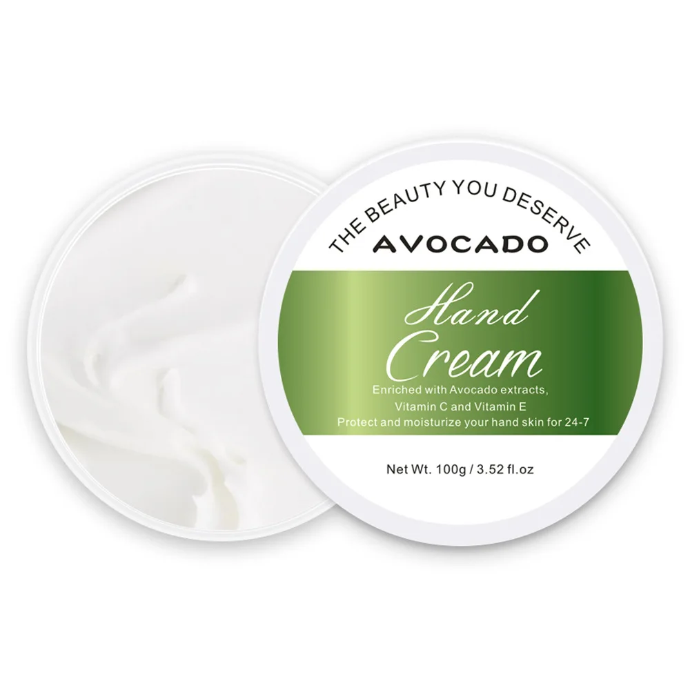 
Hand Cream Moisturize Moisturize Anti-cracking Avocado with Vitamin C Glycerin Skin Care Hand Cream Drop shipping Drop shipping 