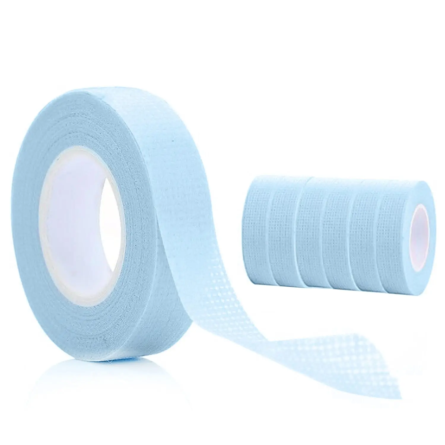 Eyelash Extensions Tools Green Tape Micropore Adhesive Tape Non-woven Eyelash Extension Tool Dispenser Blue Lash Tape