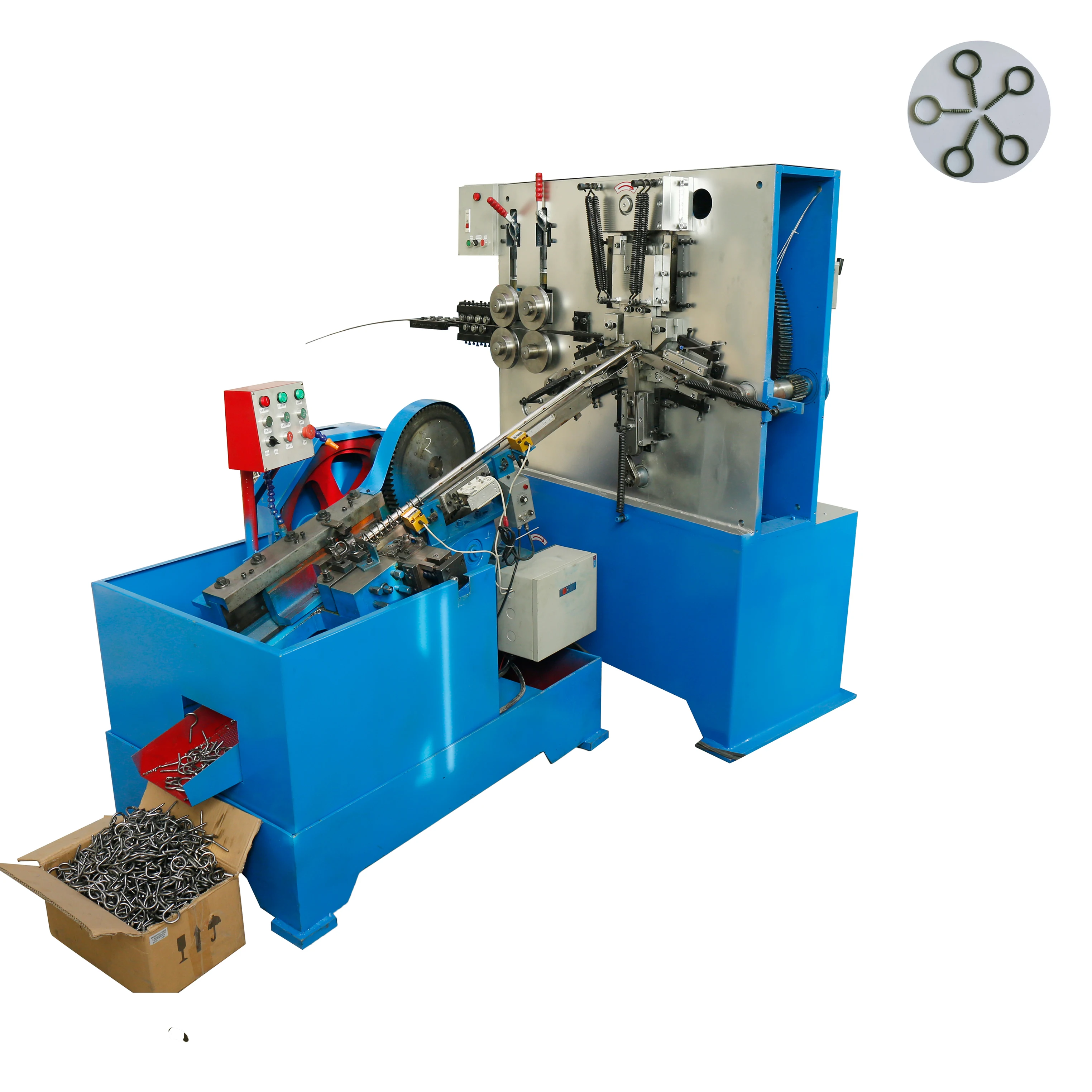 Автоматическая деревянная вешалка крючок для глаз с резьбой болт делая машину