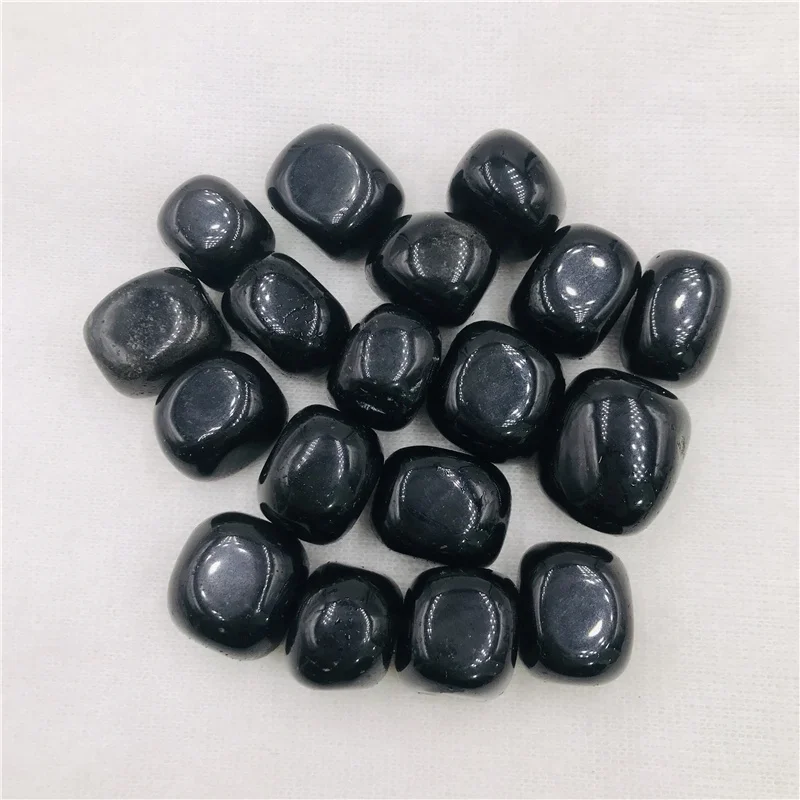 Wholesale bulk  healing crystals stone  black obsidian tumbled stones for decoration