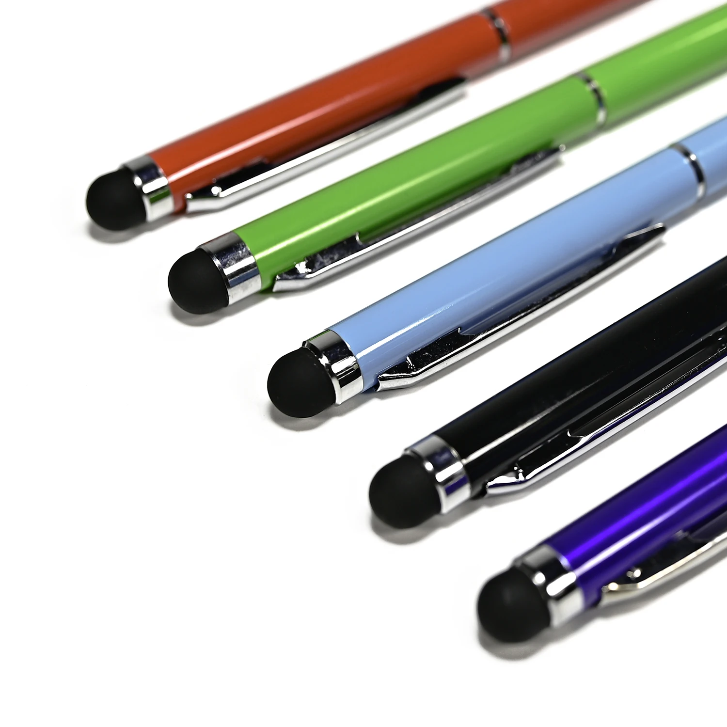 Promotional metal ballpoint pen with stylus smartphone touch personalized logo ballpoint pen