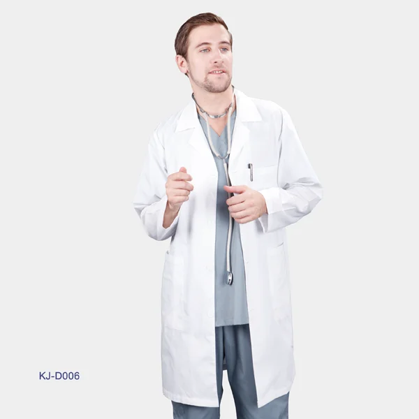 hot style good quality men medical hospital lab coat uniform