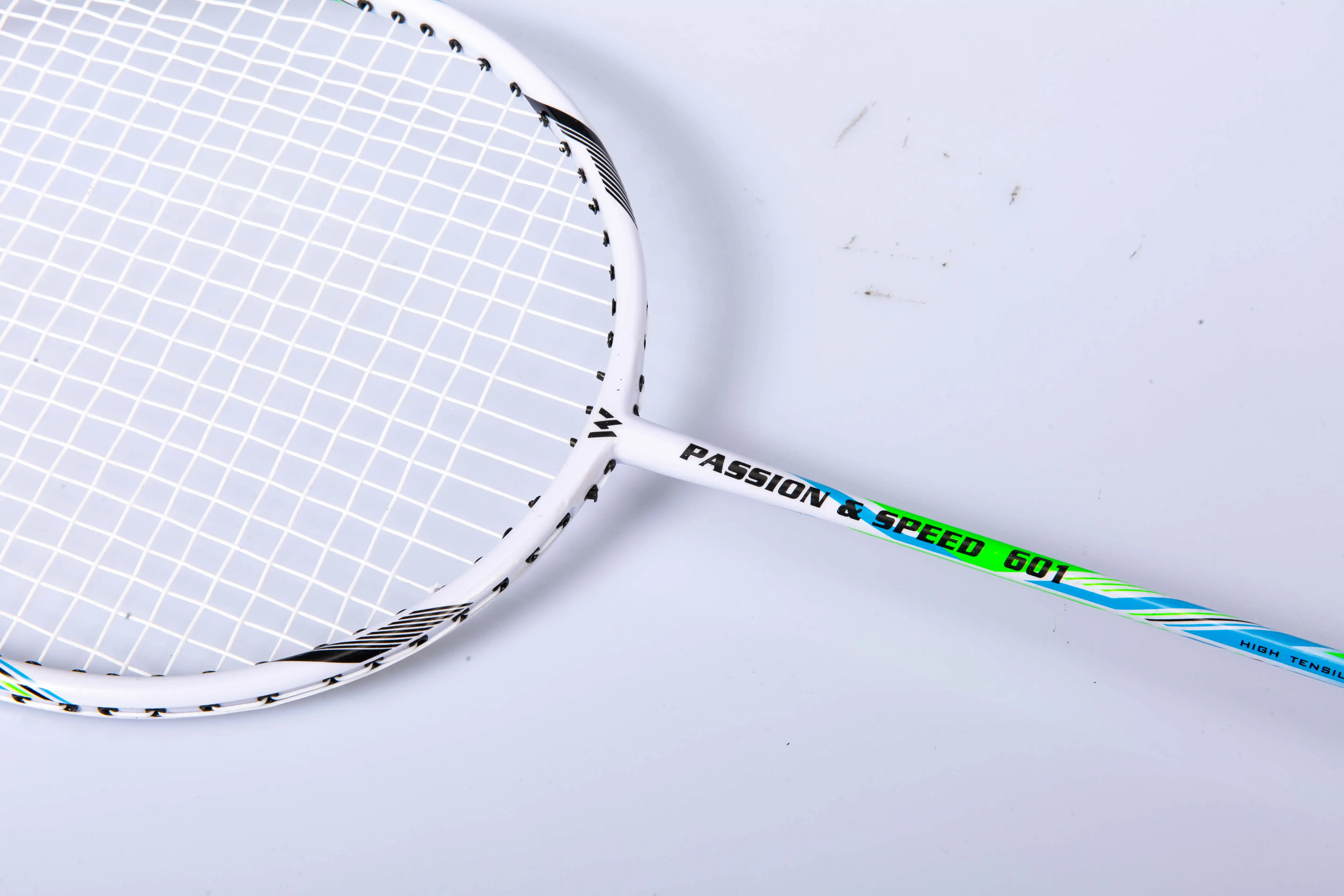 WHIZZ steel material wood handle favorable price iron custom badminton racket