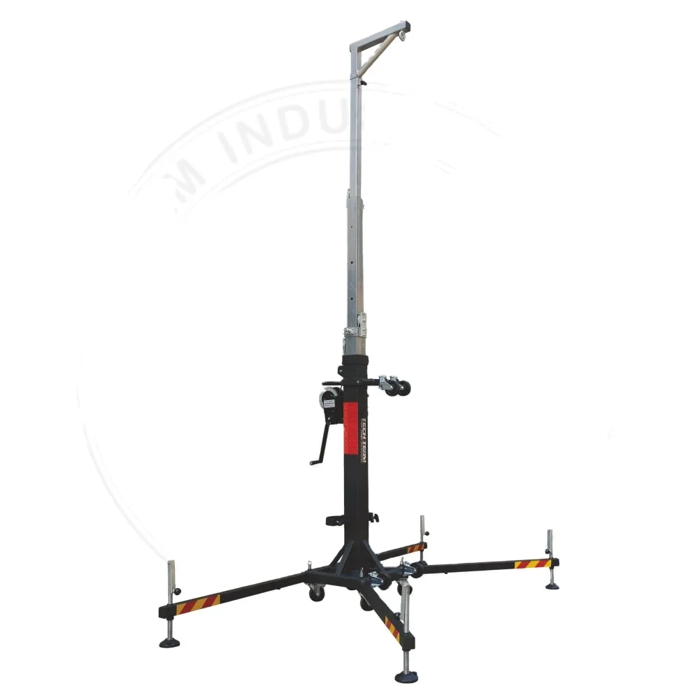 MT-650S  hand crank portable Light Tower Telescopic Mast